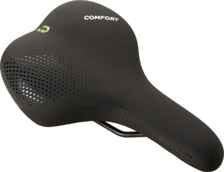 Nyereg BIKEFUN LAUSANNE Comfort trekking ffi fekete Memory Foam — 5