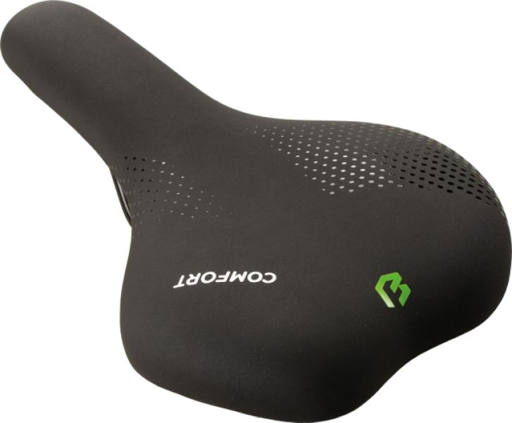 Nyereg BIKEFUN LAUSANNE Comfort trekking ffi fekete Memory Foam — 6