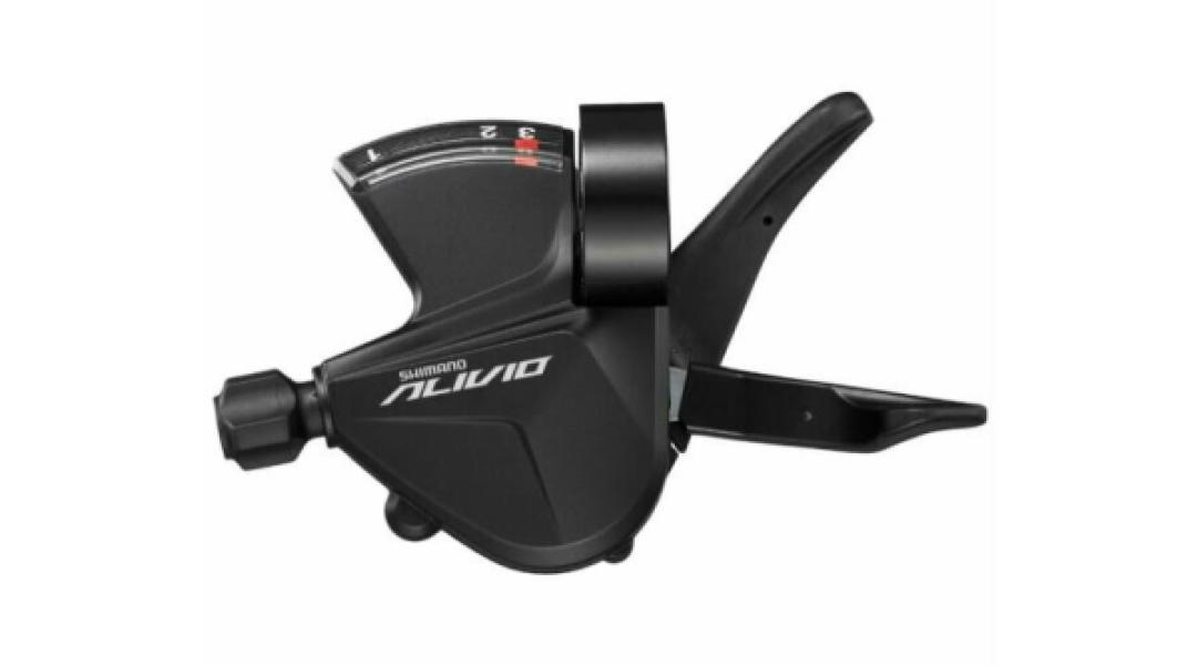 VÁLTÓKAR SHIMANO ALIVIO SL-M3100 BALOS 3-AS RAPIDFIRE BILINCSES