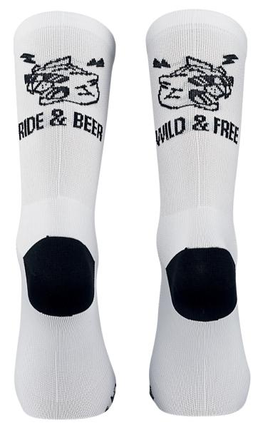 Zokni NORTHWAVE RIDE&BEER FEHÉR — 3