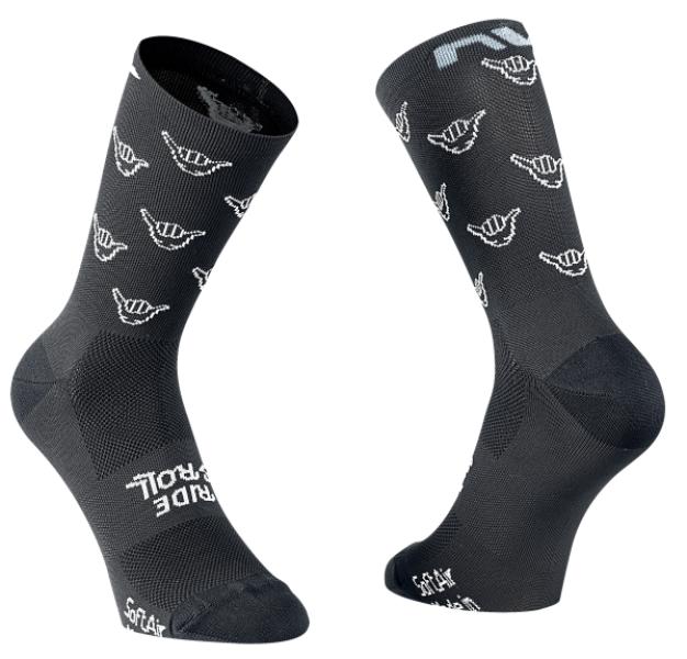 Zokni NORTHWAVE RIDE&ROLL FEKETE — 3