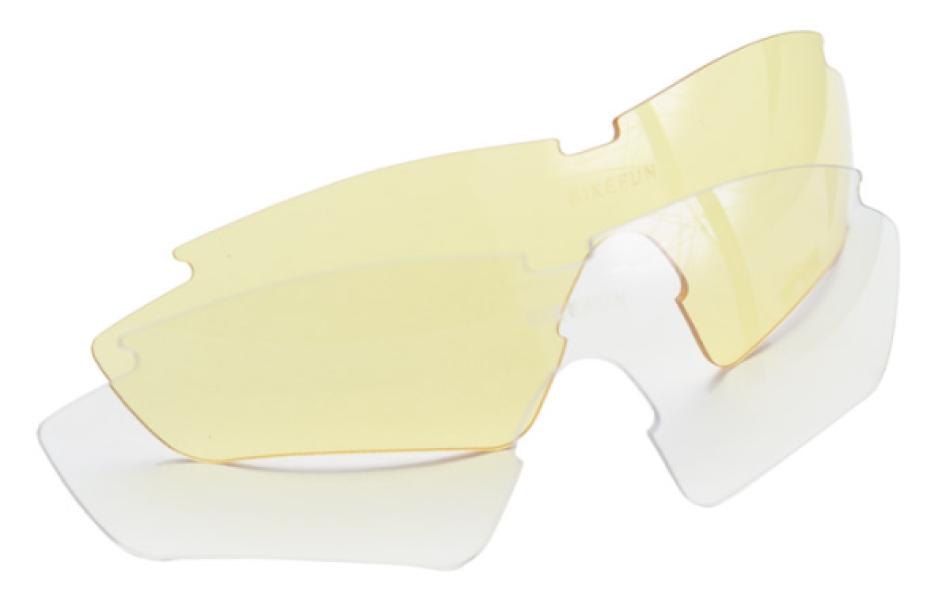 Szemüveg BIKEFUN AIRJET fekete #2 red revo lencse, flash mirror C3 + 2 pár opciós lencse — 9