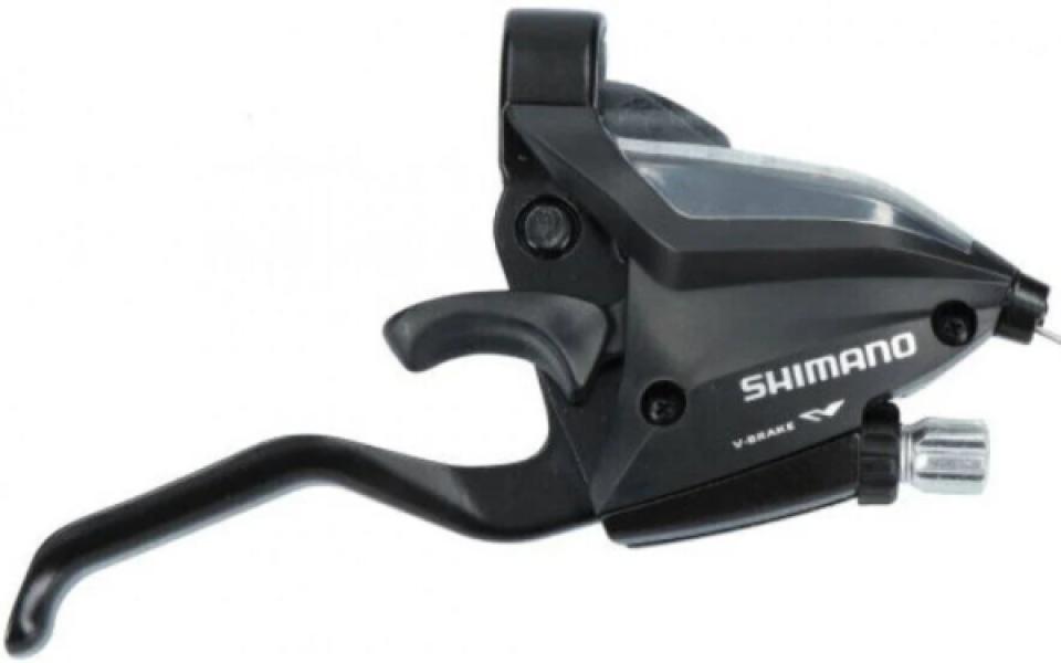 FÉKVÁLTÓKAR SHIMANO J ALTUS 7-ES FEKETE 2UJJAS V-FÉKHEZ ZACSKÓS