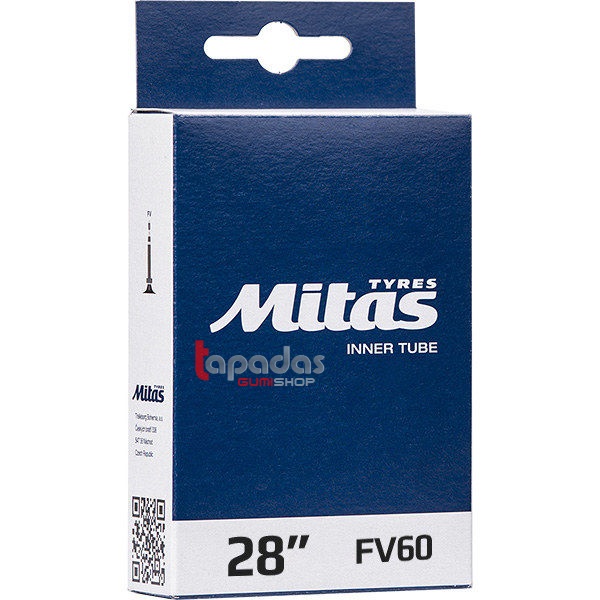 BELSŐ GUMI MITAS 23/28-622/635 700x23/28C FV60 PRESZTA SZELEP
