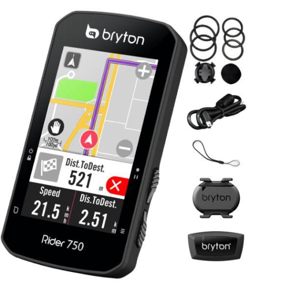 Computer BRYTON RIDER 750T GPS komputer szett — 3