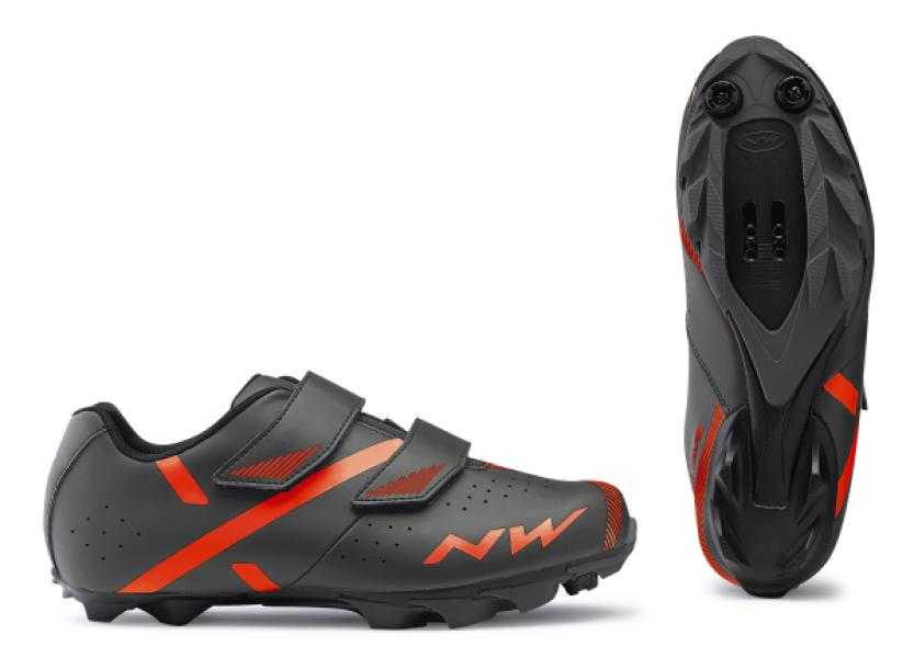 Cipő NORTHWAVE MTB SPIKE 2 43 szürke-narancs — 46