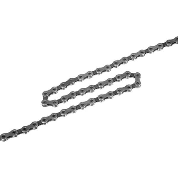 LÁNC Shimano CN-HG701-11 kerékpár lánc, 11s, 138 szem, patentszemmel, ezüst színű