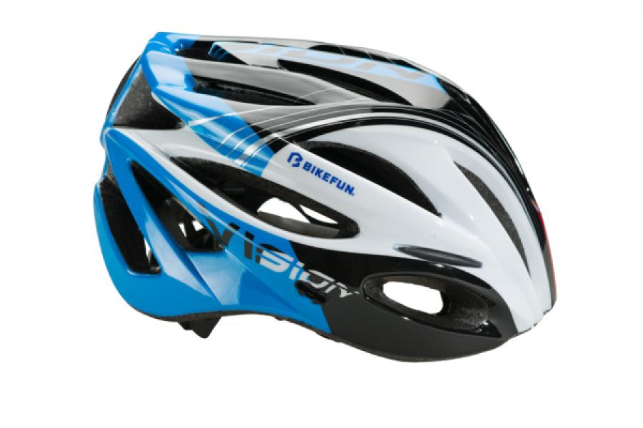 FEJVÉDŐ BIKEFUN VISION KÉK/FEHÉR/FEKETE L MÉRET — 6