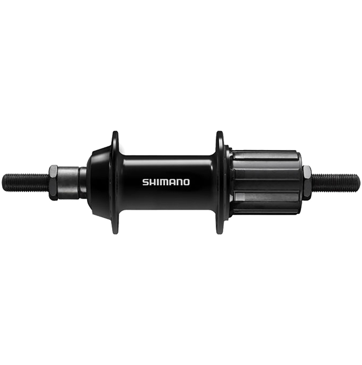 HÁTSÓ AGY Shimano FH-NN300 csavaros,kazettás 8,9,10,11 sebességes fekete