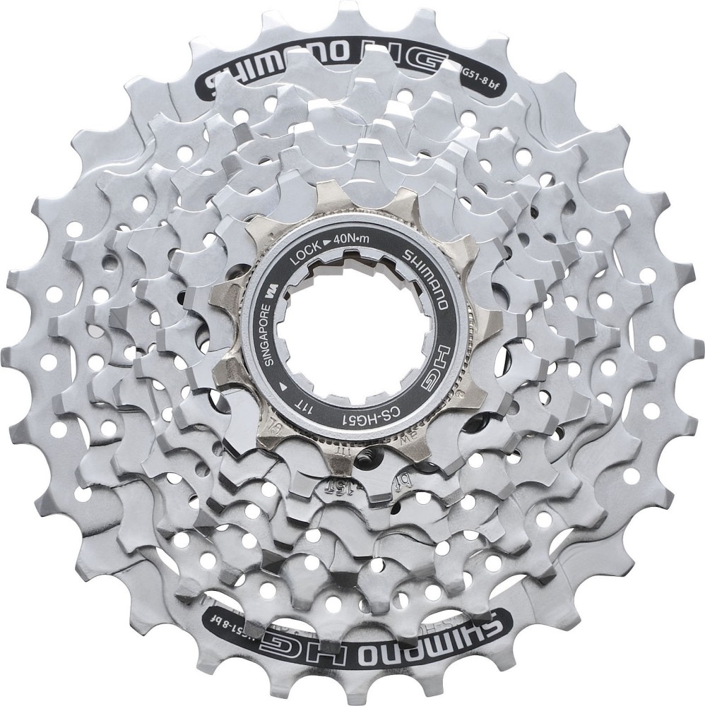LÁNCKERÉKSOR SHIMANO CSHG51 11-30 8-as rendszer EZÜST