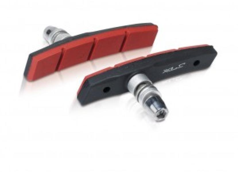 Fékbetét V-fék 80 mm 4 db piros BS-V12 E-BIKE FÉKBETÉT