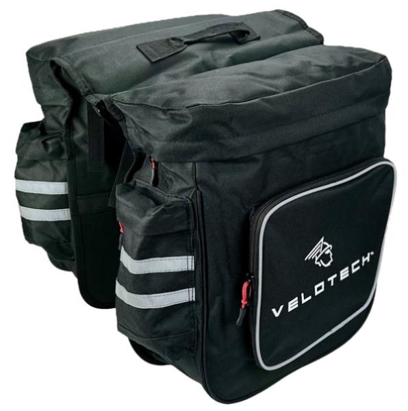 TÁSKA TÚRATÁSKA  CSOMAGTARTÓRA Velotech 2 részes classic