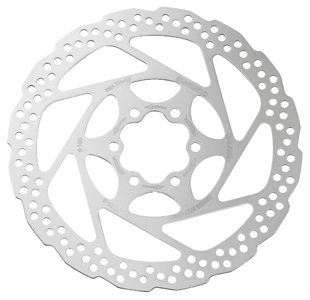 FÉKTÁRCSA Shimano féktárcsa 180 mm csavaros  SMRT56