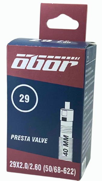 BELSŐ GUMI OBOR tömlő 29 x 2,0-2,6 FV 40 mm