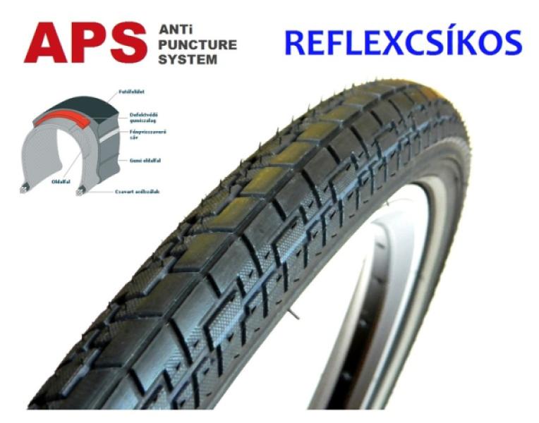 KÜLSŐ GUMI DEESTONE 700X35C D1006 APS+reflexcsíkkal
