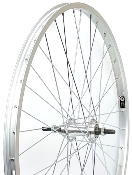 Kerék hátsó 26"  - 559 szimplafalú  aluminium  ezüst