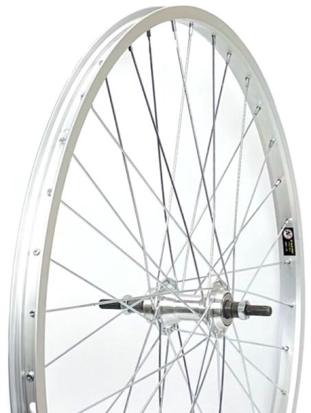 Kerék hátsó 26"  - 559 szimplafalú  aluminium  ezüst
