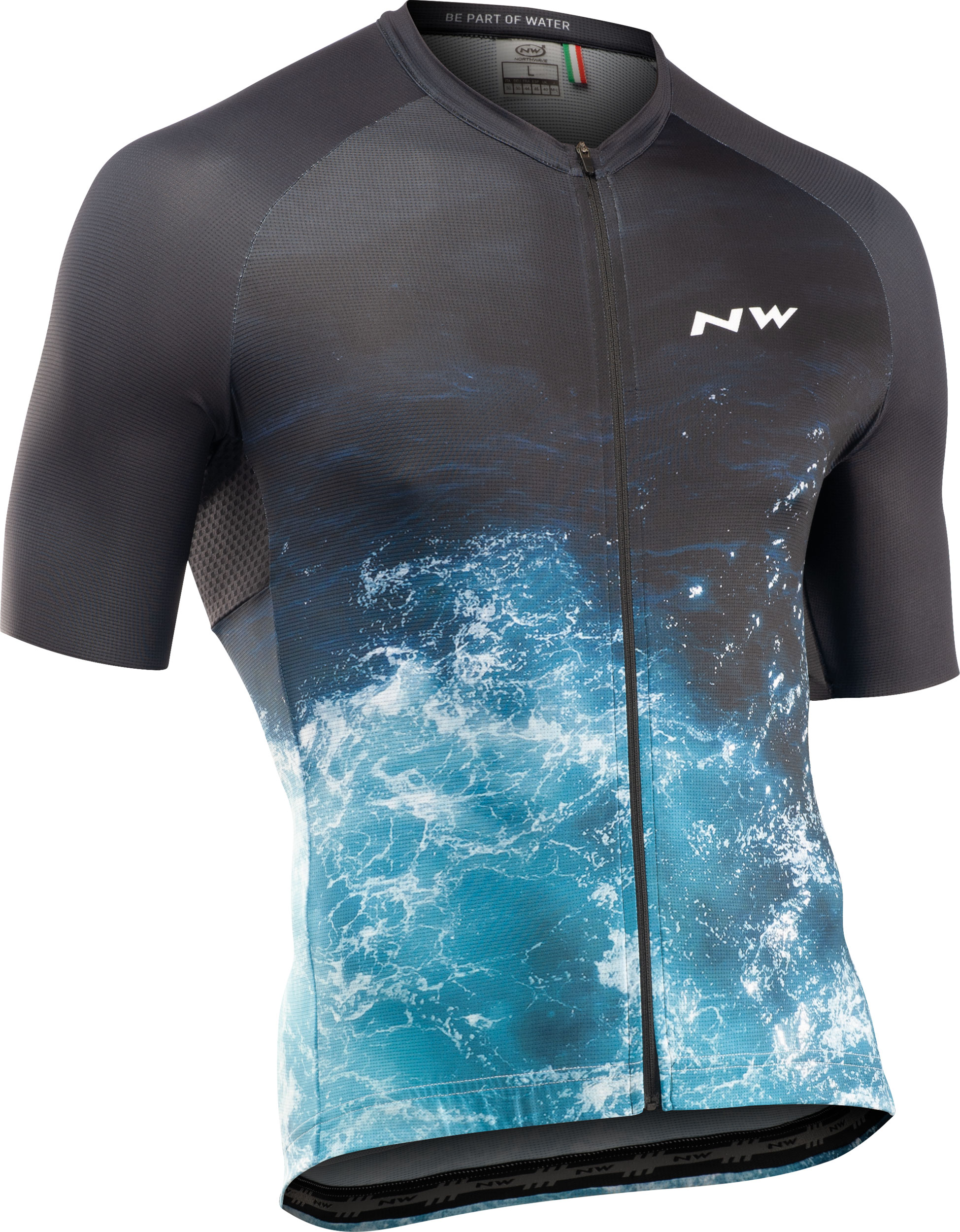 Mez NORTHWAVE ELEMENTS WATER rövid fekete/kék