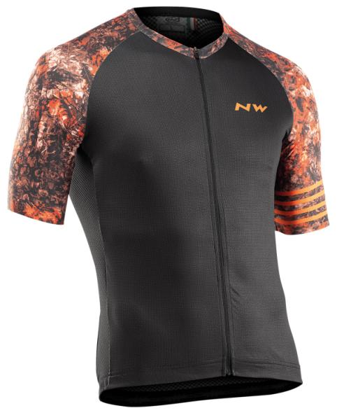 Mez NORTHWAVE BLADE rövid 3XL fekete/narancs