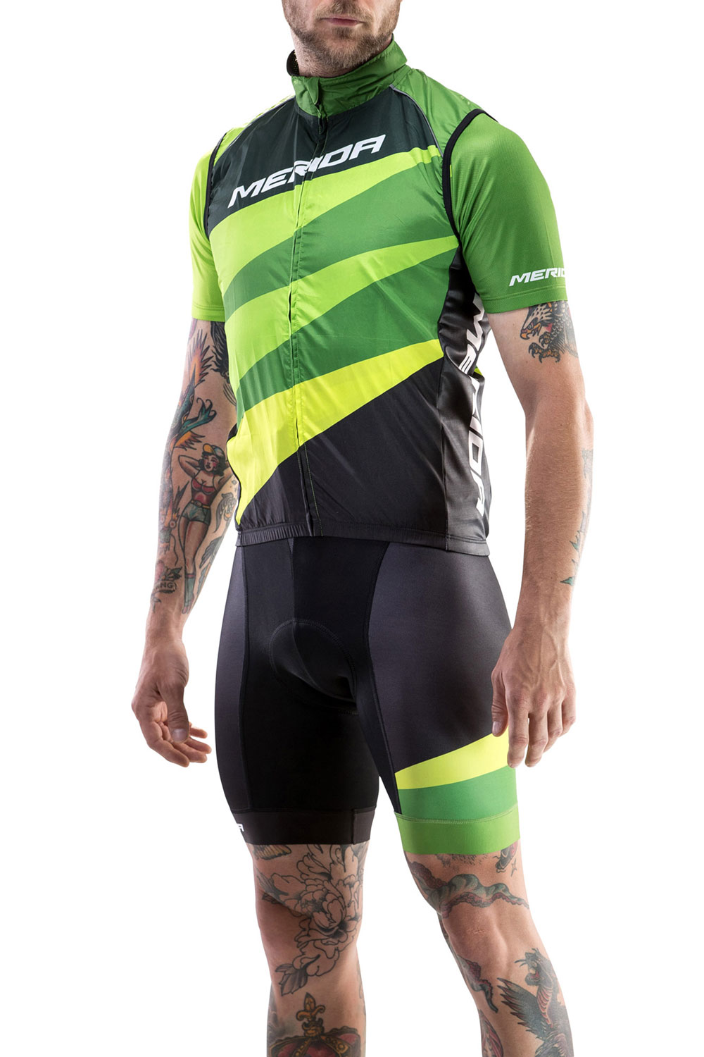 Mellény MERIDA CX DESIGN szél ZÖLD/FEKETE 1015 Sushi