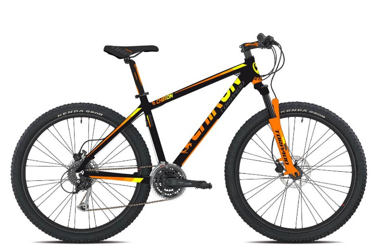 KERÉKPÁR TORPADO T780  CHIRON 27,5" MTB  FEKETE/NARANCS MECHANIKUS TÁRCSAFÉKKEL