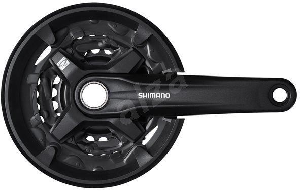 HAJTÓMŰ SHIMANO ALTUS FC-MT210 30-46 F 170 mm hajtókar INTEGRÁLT,FEKETE,HG 2x8-as és 2x9-es RENDSZER