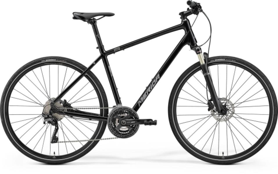 MERIDA 2022 CROSSWAY XT-EDITION FÉNYES FEKETE (MATT EZÜST)