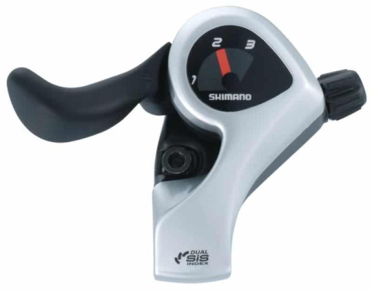 VÁLTÓKAR SHIMANO B TX 3-AS HÜVELYKUJJ+SIS BILINCSES