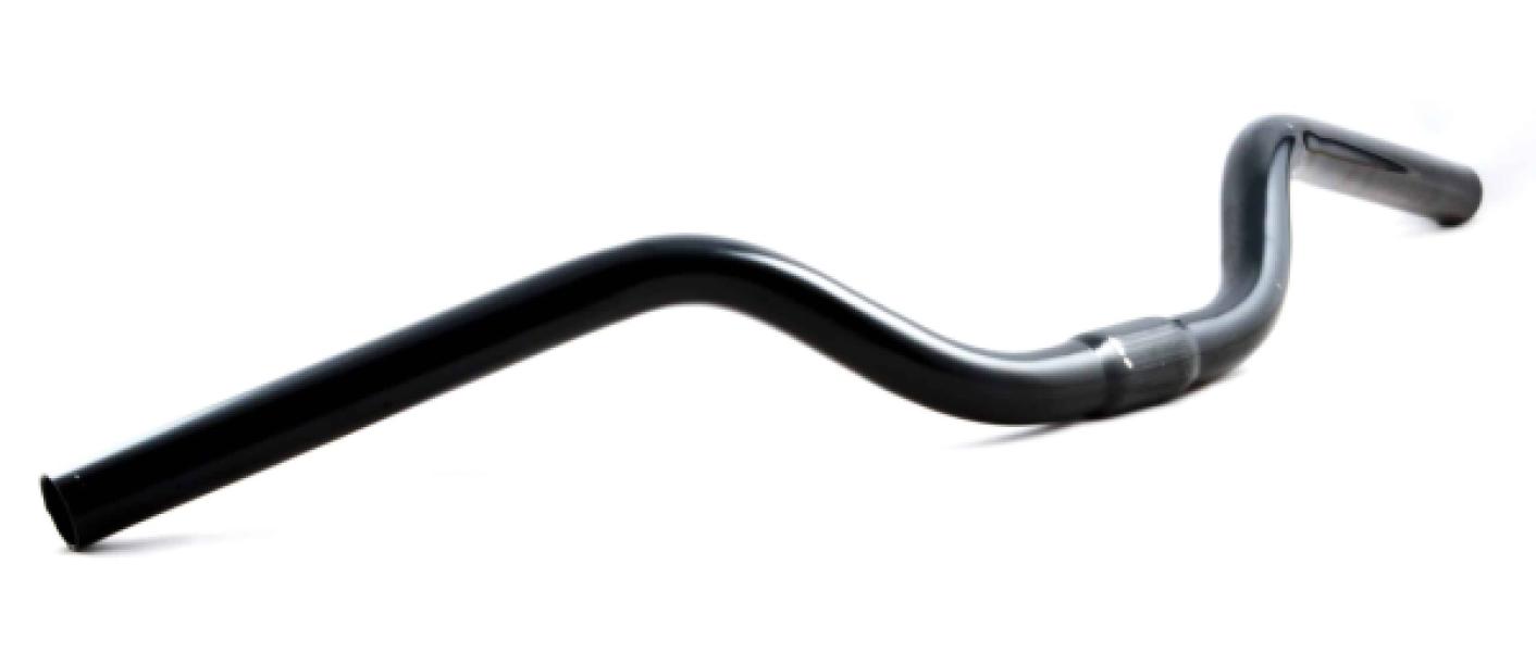 KORMÁNY ACÉL MTB U 600x70x1,4MM NŐI FEKETE
