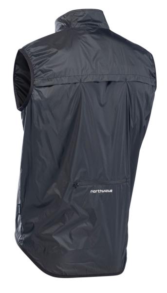 Mellény NORTHWAVE eső BREEZE 3 L fekete — 2