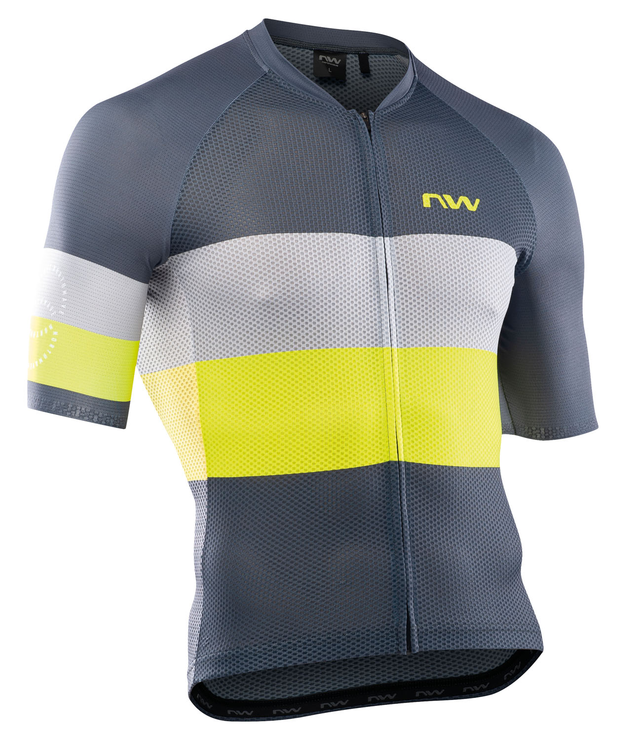 Mez NORTHWAVE BLADE AIR RÖVID L SÖTÉTSZÜRKE/FLUO SÁRGA
