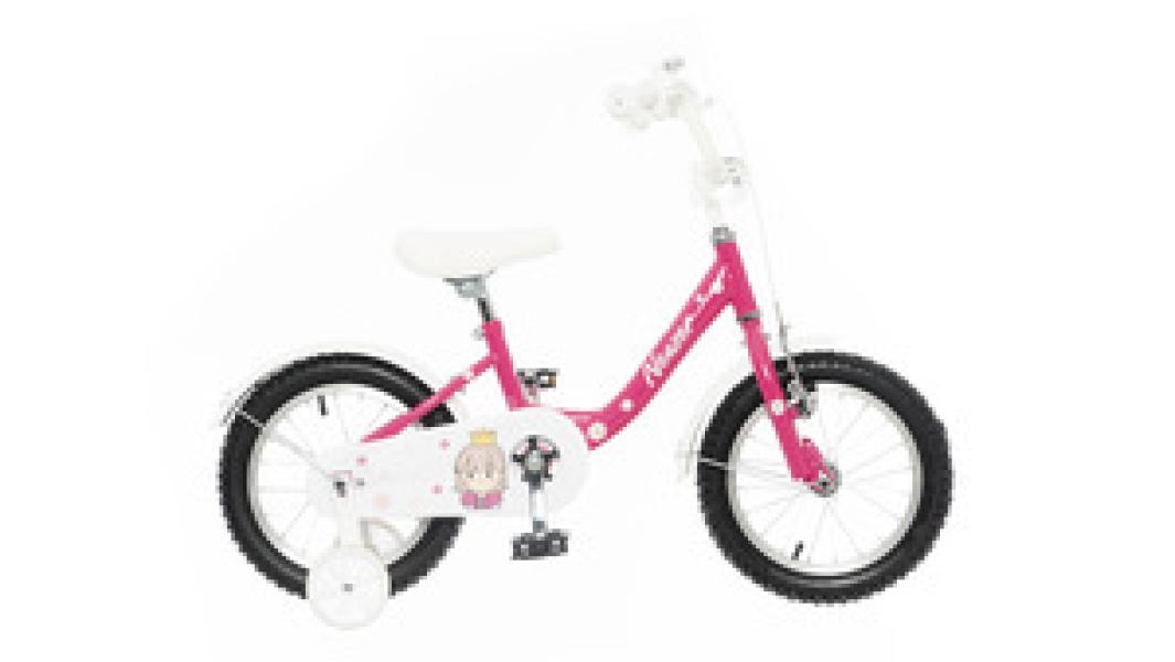 NEUZER BMX 14" lány pink/fehér hercegnő