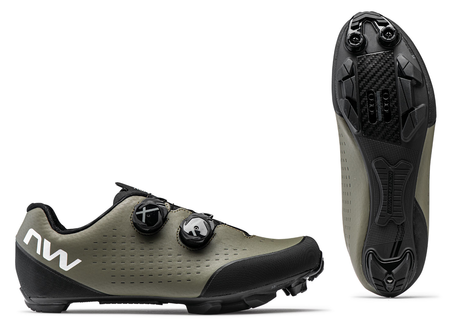 CIPŐ NORTHWAVE MTB REBEL 3 42 SÖTÉTZÖLD