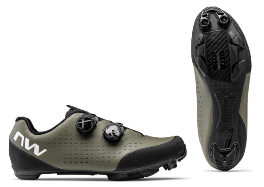 CIPŐ NORTHWAVE MTB REBEL 3 42 SÖTÉTZÖLD