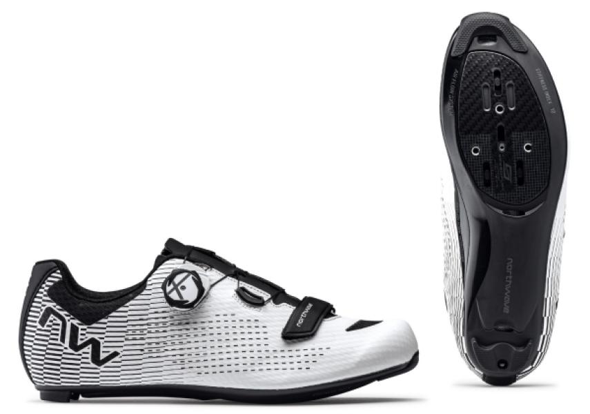CIPŐ NORTHWAVE ROAD STORM CARBON 2 42 FEHÉR/FEKETE