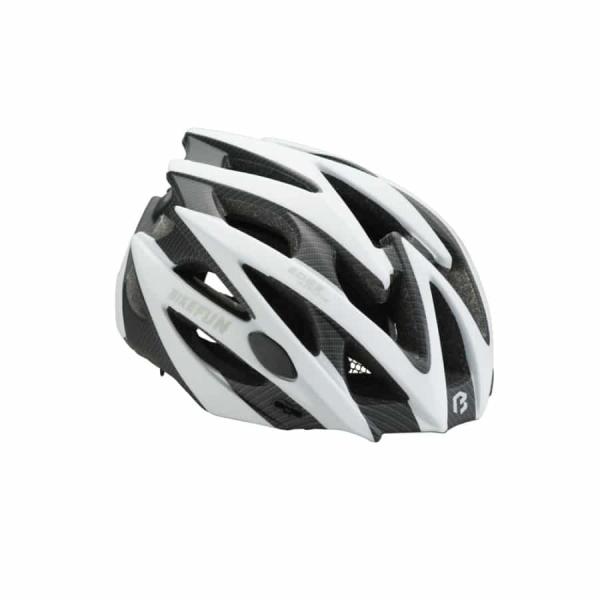 FEJVÉDŐ BIKEFUN EDGE L FEHÉR/KARBON 58-61CM — 2