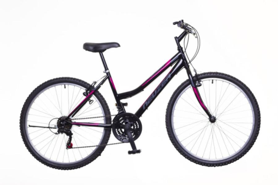 KERÉKPÁR NEUZER NELSON 18 NŐI MTB FEKETE-PINK