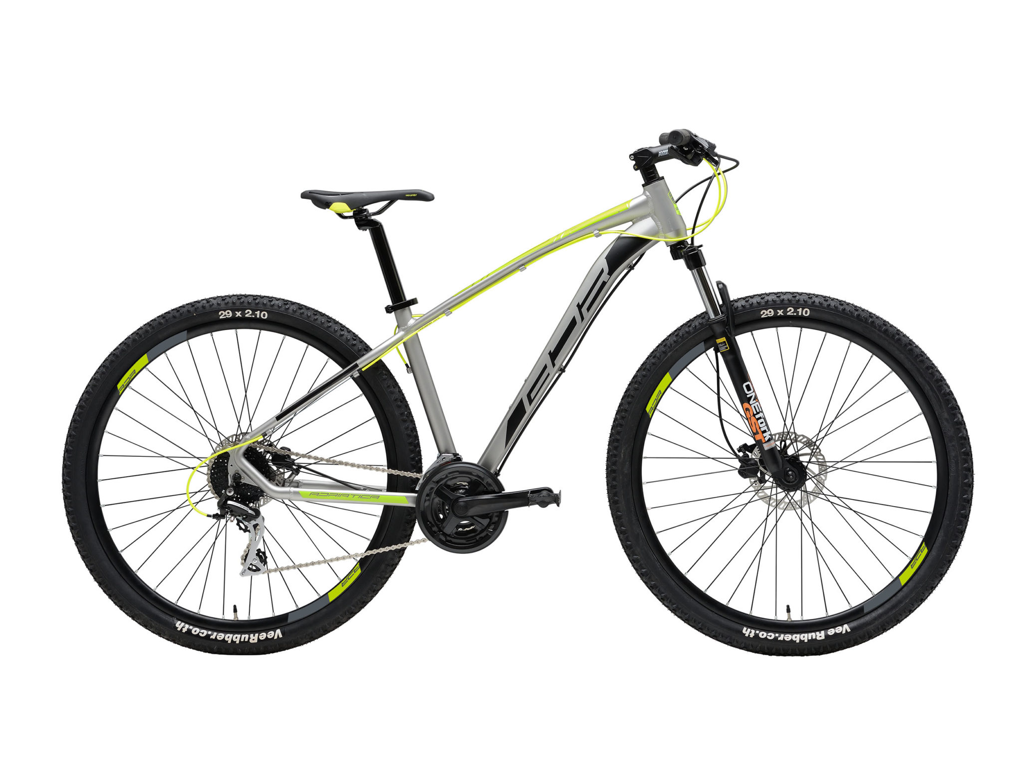 KERÉKPÁR ADRIATICA WING RS 29" MTB  46cm /18"  szürke-sárga