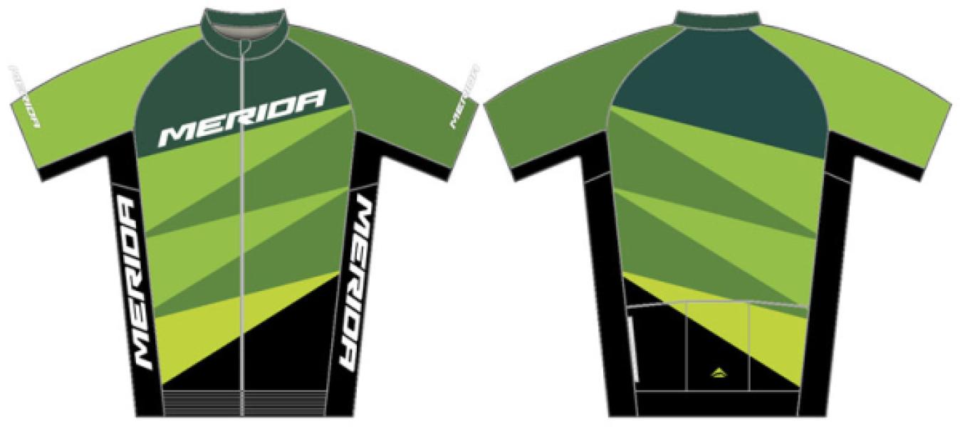 Mez MERIDA CX DESIGN PRO rövid zöld/fekete végig cipzár - 740703-1015