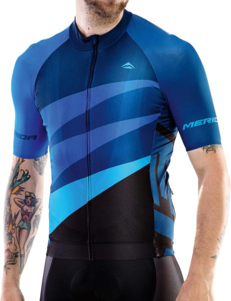 Mez MERIDA CX DESIGN PRO rövid 422 XL kék fekete végig cipzár - 740703-422