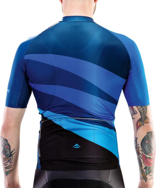 Mez MERIDA CX DESIGN PRO rövid 422 XL kék fekete végig cipzár - 740703-422 — 2