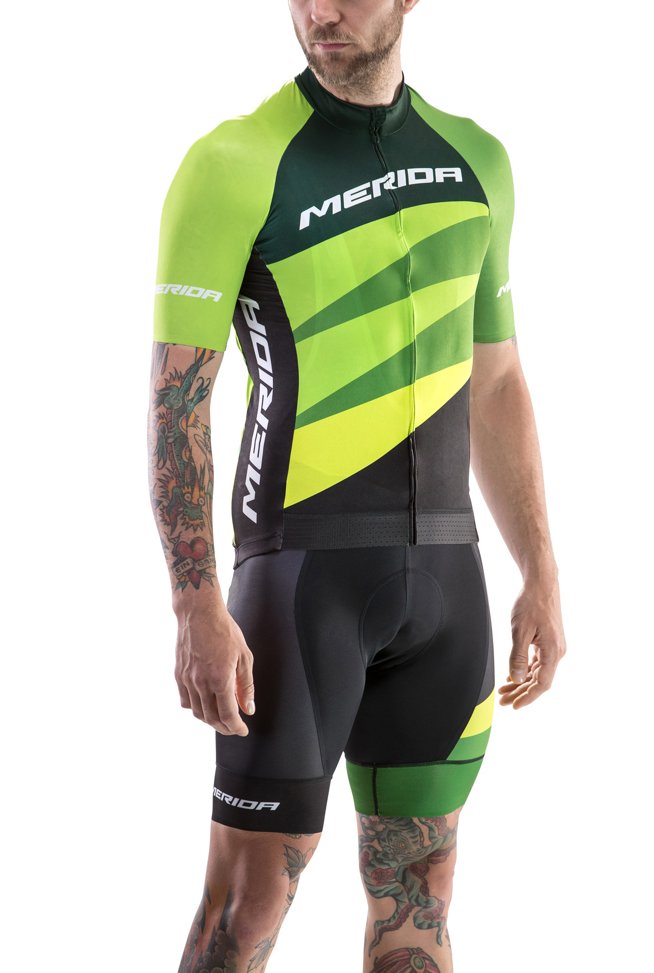 Mez MERIDA CX DESIGN PRO rövid L zöld fekete végig cipzár - 740703-1015
