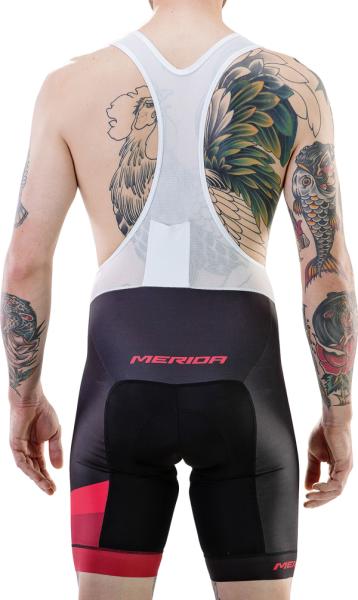 Nadrág MERIDA CX DESIGN rövid kantáros fekete/piros - 740566-422R — 2