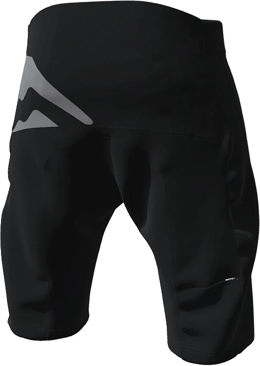 Nadrág MERIDA ENDURO DESIGN rövid M baggy betét nélkül FEKETE/SZÜRKE Freeride Line
