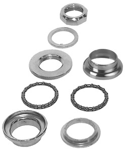 KORMÁNYCSAPÁGY  1" MENETES 22,4/30,2/26,4 MM CROM