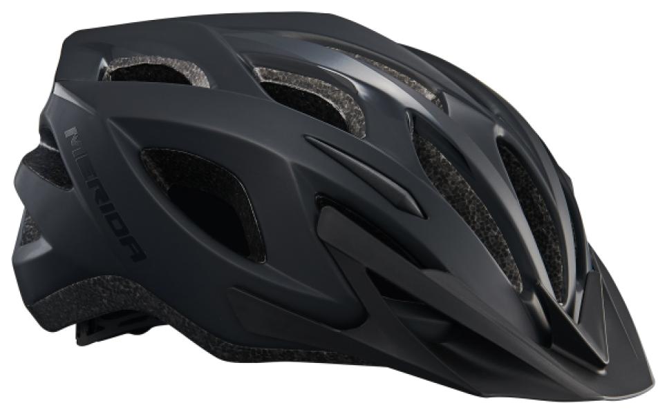 Fejvédő MERIDA CHARGER M matt / fényes fekete (53-58cm) - 21 szellőző