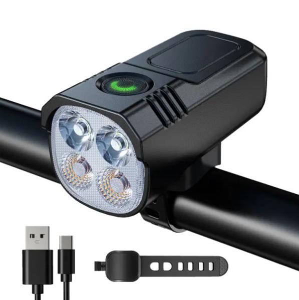 ELSŐ LÁMPA 1000 LUMEN ALUMÍNIUM  USB 5 FUNKCIÓS