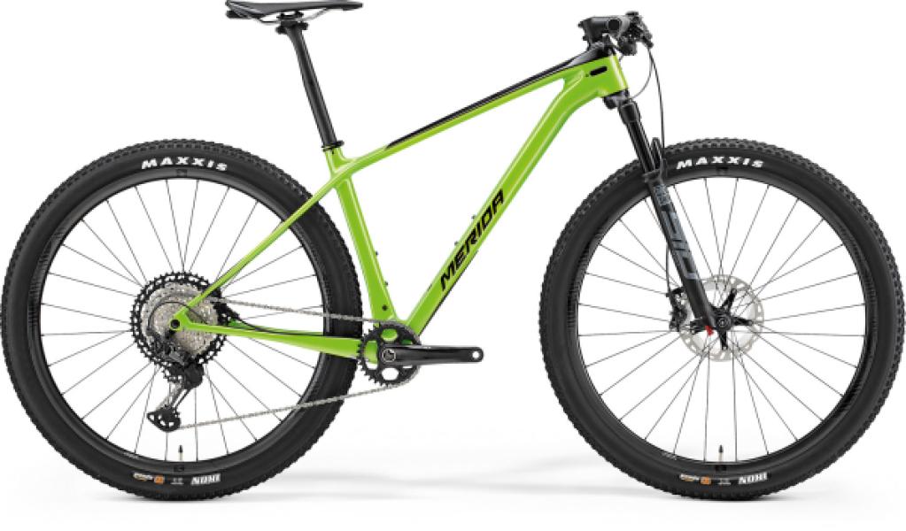 VÁZ MERIDA 2021 BIG NINE CARBON 7000 L (19) FEKETE/ZÖLD