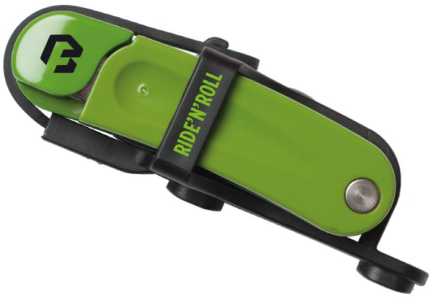 Lakat BIKEFUN X-SAFE folding 70 cm, tartóva, zöld - X-1-GR — 2