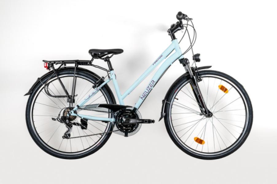 KERÉKPÁR Firenze 50 női babyblue/ lila 17" TREKING